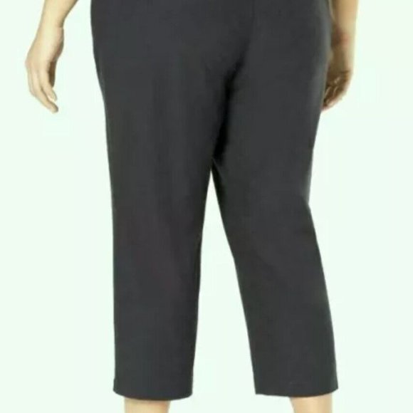 Eileen Fisher S/P Ankle Pants Signature Lightweight Washable Stretch Crepe Capri - Picture 2 of 3